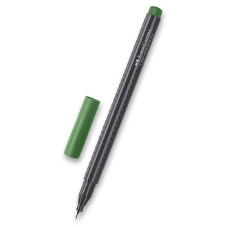 Papírenské zboží - Popisovač Grip 0.4mm, zelená Faber-Castell 151667