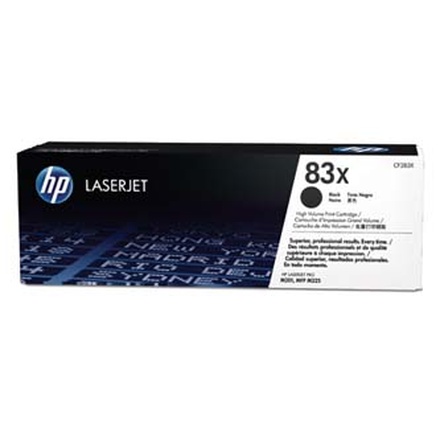 Papírenské zboží - HP originální toner CF283X, black, 2200str., HP 83X, HP LaserJet Pro M201, M225, MFP M225