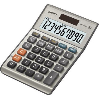 Papírenské zboží - Kalkulačka, stolní, 10místný displej, CASIO "MS-100"