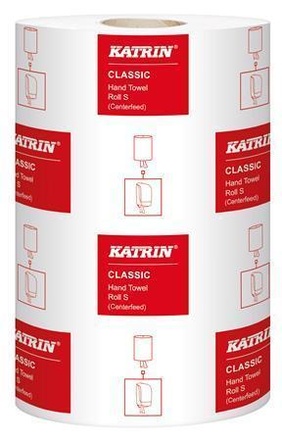 Papírenské zboží - Papírový ručník "CLASSIC S2", dvouvrstvý, bílá, 12 ks KATRIN 3389 [12 ks]