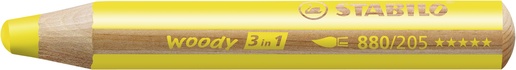 Papírenské zboží - Buntstift, Wasserlinie und Wachsstift in einem STABILO woody 3 in 1 – 10-teiliges Set