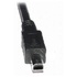 Papírenské zboží - USB Kabel (2.0), USB A M - 4-pin M, 1.8m, schwarz, Logo, Blister, MITSUMI