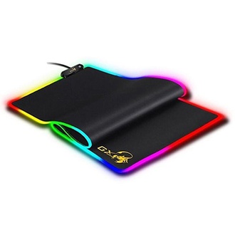 Papírenské zboží - Podložka pod myš GX-Pad 800S RGB, herní, černá, 800*300 mm, 3 mm, Genius, podsvícená