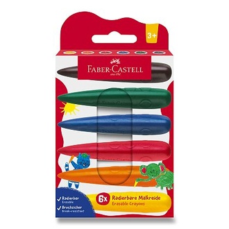 Papírenské zboží - Voskové pastelky do dlaně Faber-Castell - 6 barev