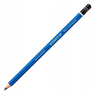 Papírenské zboží - Grafitová tužka "Mars Lumograph", 4B, šestihranná, STAEDTLER