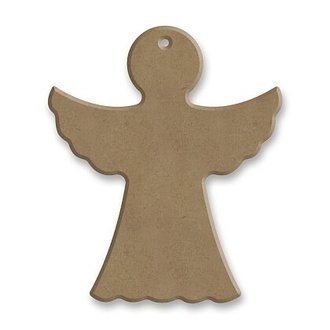 Papírenské zboží - Dřevěný výřez Aladine Gomille - Anděl