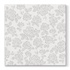 Papírenské zboží - Ubrousky PAW AIRLAID L 40x40cm Subtle Roses Silver [50 ks]