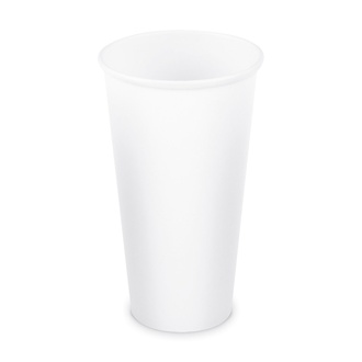 Papírenské zboží - Papírový kelímek bílý 610 ml, XXL (průměr 90 mm) [50 ks]