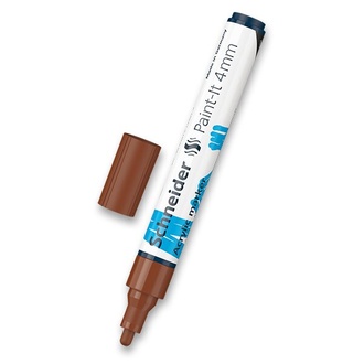 Papírenské zboží - Akrylový popisovač Schneider Paint-It 320 hnědá
