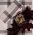 Papírenské zboží - Bestecktasche Würfel mit weißer Serviette, braun [125 Stk.]