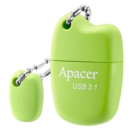 Papírenské zboží - Apacer USB flash disk, USB 3.0 (3.2 Gen 1), 64GB, AH159, zelený, AP64GAH159G-1, USB A, s