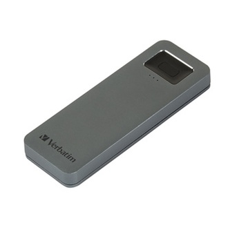 Papírenské zboží - Externí disk SSD Verbatim USB 3.0 (3.2 Gen 1), 1TB, Executive Fingerprint Secure, 53657 š