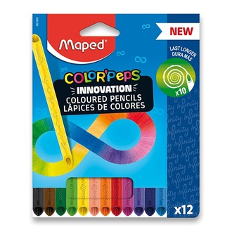 Papírenské zboží - Pastelky Maped Color'Peps Infinity 12 barev