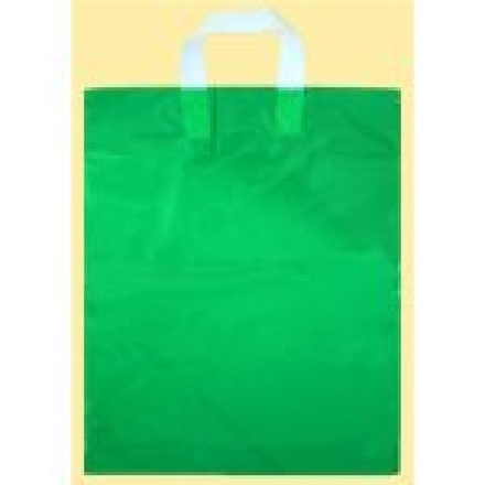 Papírenské zboží - Taška polyetylénová s uchem zelená [1 ks]