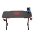 Papírenské zboží - ULTRADESK Spieltisch FRAG - RED, 140x66 cm, 76 cm, mit XXL-Mauspad, mit Ultradesk BEAM