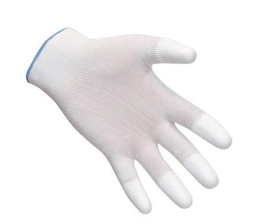 Papírenské zboží - Pracovní rukavice máčené na prstech v polyuretanu, velikost S
