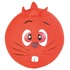 Papírenské zboží - Ball mit Gesicht, Latex 6 cm