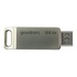 Papírenské zboží - Goodram USB flash disk, USB 3.0 (3.2 Gen 1), 64GB, ODA3, silbern, ODA3-0640S0R11, USB A / USB C, mit einer drehbaren Kappe