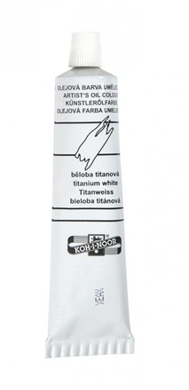 Papírenské zboží - Olejová barva 161506 Koh-i-noor 40ml běloba titanová