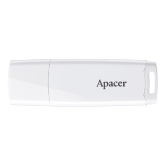 Papírenské zboží - Apacer USB flash disk, USB 2.0, 16GB, AH336, bílý, AP16GAH336W-1, USB A, s krytkou