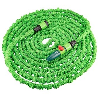 Papírenské zboží - Verto flexibilní zahradní hadice 15G890, 7,5-22m, 9,5mm, 12bar, zelená, sada
