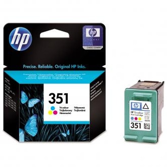 Papírenské zboží - HP originální ink CB337EE, HP 351, color, 3,5ml, HP Officejet J5780, J5785