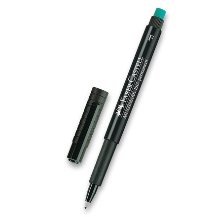 Papírenské zboží - Permanentní popisovač Faber-Castell 1513 F černý