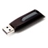 Papírenské zboží - Verbatim USB flash disk, USB 3.0 (3.2 Gen 1), 128GB, V3, Store N Go, schwarz, 49189, USB A, mit herausziehbarem Konnektro