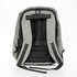 Papírenské zboží - Rucksack für Notebook 15,6&quot;, CHICAGO, grau aus Polyester, es ist nicht leicht auszurauben, Logo