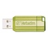 Papírenské zboží - Verbatim USB flash disk, 2.0, 32GB, Store,N,Go PinStripe, zelený, 49958, pro archivaci da