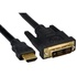 Papírenské zboží - Kabel DVI (18+1) M- HDMI M, 10m, goldene Konnektore, schwarz