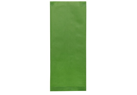 Papírenské zboží - Kapsička na příbory zelená s bílým ubrouskem [125 ks]