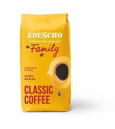 Papírenské zboží - Káva zrnková, pražená, vakuově balené, 1000 g, TCHIBO "Tchibo Family"