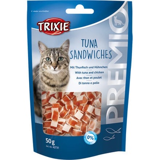 Papírenské zboží - PREMIO Tuna Sandwiches 50 g - s tuňákem a kuřecím masem 
