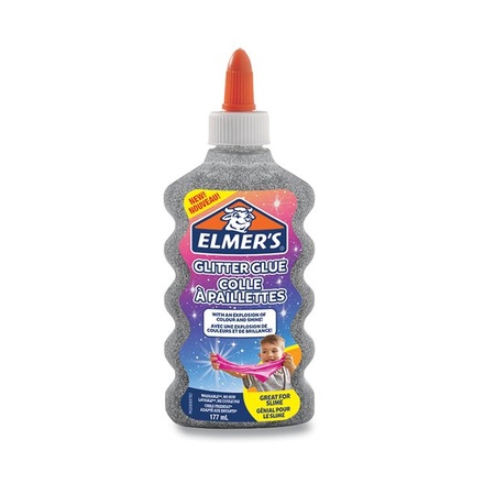 Papírenské zboží - Lepidlo ELMER´S Glitter Glue stříbrné