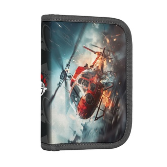 Papírenské zboží - Penál 1 p. 2 chlopně, prázdný Hasiči