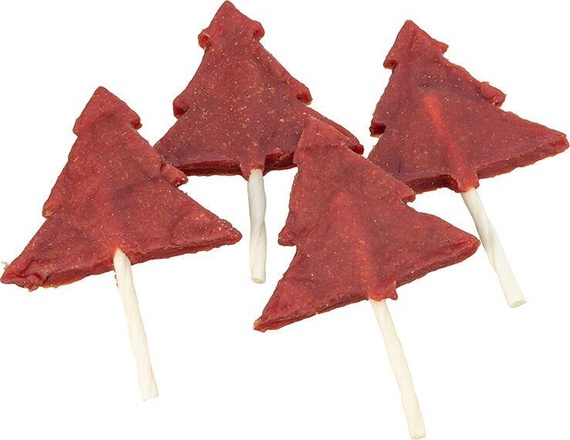 Papírenské zboží - Xmas Christmas Tree  - vánoční stromečkové lízátko s kachnou [1 ks] 12 cm/ 28 g