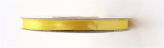 Papírenské zboží - Band, Satin, gelb, 6 mm x 25 m