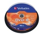 Papírenské zboží - DVD-R 4,7 GB, 16x, AZO, Verbatim, 10 Kuchen