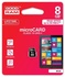 Papírenské zboží - Paměťová karta Micro SDHC, 8GB, Class 10, s adaptérem, GOODRAM
