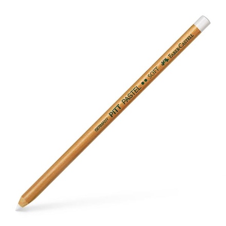 Papírenské zboží - Pitt Pastell umělecká pastelka S, bílá Faber Castell 112111