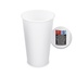 Papírenské zboží - Pappbecher weiß durchmesser 90mm 510ml `XL: 0,4L/16oz` [50 St.]