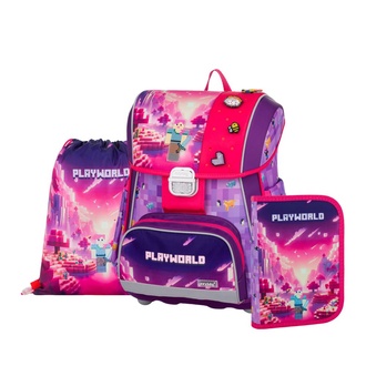 Papírenské zboží - Školní set 3ks PREMIUM Playworld Girl