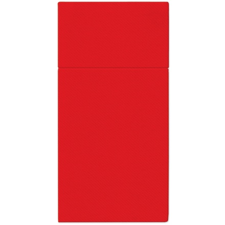 Papírenské zboží - Ubrousky na příbory PAW AIRLAID 40x40 cm UNICOLOR červený [50 ks]