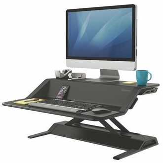 Papírenské zboží - Pracovní stanice "Sit-Stand Lotus™", černá, FELLOWES