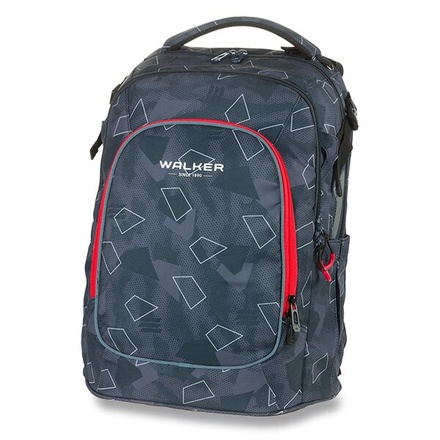 Papírenské zboží - Školní batoh Walker Campus Evo 2.0 Grey Polygon