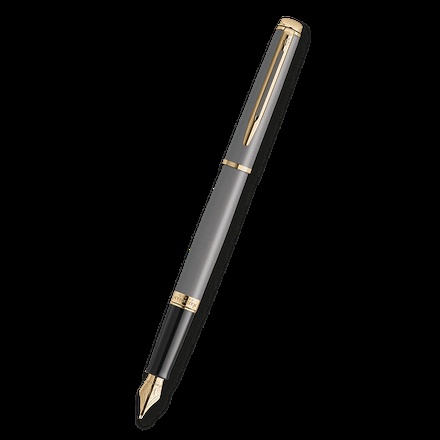 Papírenské zboží - Waterman Hémisphére The Understated Edit Stone Grey GT plnicí pero, hrot F