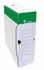 Papírenské zboží - Archivbox, grün-weiß, Karton, A4, 100 mm, VICTORIA