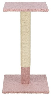 Papírenské zboží - Škrabací sloupek BEANA, 69 cm, teddy plyš, starorůžová - LIMITOVANÁ NABÍDKA