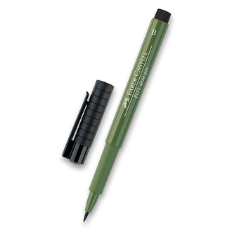 Papírenské zboží - Popisovač Faber-Castell Pitt Artist Pen Brush - zelené odstíny 174